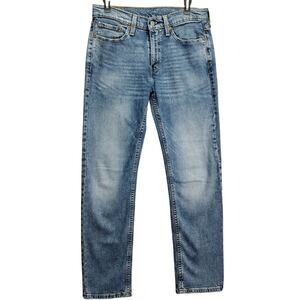 Levi Strauss & Co. Mens Medium Blue Wash Denim Jeans Pants 30x30 Straight Leg